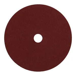 Disco abrasivo con supporto in fibra BOX 5 7', grana 80, TRUPER - Product Image 1