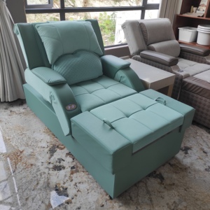 Sofá Eléctrico Ajustable para <span class=keywords><strong>Masaje</strong></span> de Pies, Sillón Reclinable de Reflexología Tailandesa, Silla de Pedicura con Reposapiés - Product Image 1