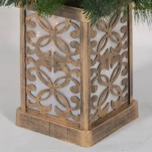 Pvc Garden Tree <b>Decoration</b> <b>Table</b> Hard Needle Led Lights Small <b>Christmas</b> Tree Indoor <b>Decoration</b> Tree - Product Image 5