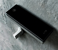 Interrupteur sans fil RF433 série Piano H2P BL, 2 touches, auto-alimenté, étanche IP65, sans batterie, solution maison intelligente