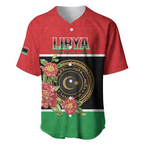 リビア73周年独立記念日野球ジャージーカスタマイズ可能な野球Tシャツカスタム野球ユニフォームセット - Product Image 6