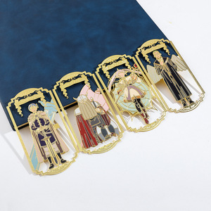 58 styles de marque-pages en métal Frieren Zoro Luffy <span class=keywords><strong>Sailor</strong></span> <span class=keywords><strong>Moon</strong></span> Card Captor Sakura Anime, cadeau de cosplay, papeterie artisanale en alliage - Product Image 2