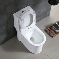 WC monobloc moderne blanc à siphon en S 300 mm, double chasse, céramique, anti-blocage, fermeture lente, pour villa, approvisionnement direct usine