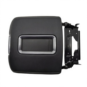 for Chevrolet Center Console Armrest Cover <b>Storage</b> <b>Box</b> 0227083AA Gray Carbon Fiber 2014-2020 Models - Product Image 5