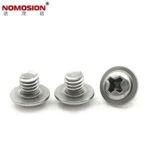 สกรูหัวจม NOMOSION แบบมีร่องไขว้ M4 พร้อมแหวนรอง สกรูเครื่องจักรสแตนเลสสีเดียวกับตัวเครื่อง - Product Image 2