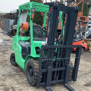 Montacargas Hidráulico Diésel Usado de la Marca Japonesa Mitsubishi, de 2.5 a 5 Toneladas, Todoterreno, con Mástil de Tres Etapas, para Almacén, en Oferta - Product Image 1