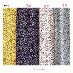 Muestras gratis Rayon Challis 30s Diseño <span class=keywords><strong>floral</strong></span> Tela de serigrafía 110GSM Stocklot MOQ bajo para verano Mujeres Vestido Hombres Camisa Tela - Product Image 5