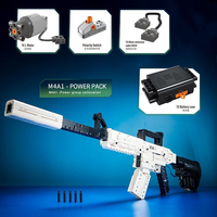 1988 pièces M4A1 tir électrique répétition bloc pistolet balle militaire blocs de construction Ww2 assemblage pistolet jouets modèle pour enfants