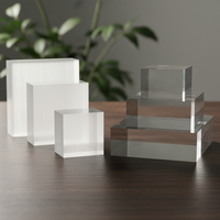 Présentoirs de Magasin en Blocs Cubiques en Acrylique et Cristal Perspex, Nouveau Design, Vente en Gros