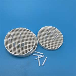 بسعر المصنع فرن بورسلين لمختبر الأسنان يستخدم صينية إطلاق سيراميك قرص العسل مع دبابيس بورسلين - Product Image 1