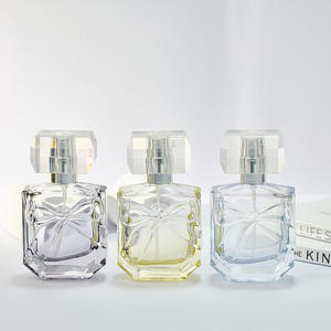 Frasco de perfume de 30 ml con tapa de rosca, frasco de muestra de perfume de color, frasco de perfume de vidrio grande de marca con lazo - Product Image 4