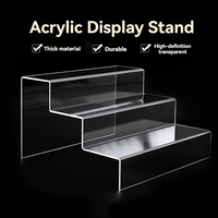Présentoir en acrylique Transparent Portable pour produits Desserts Centerpieces Escaliers Rack pour figurines d'action et jouets