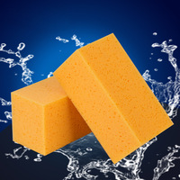 Éponge de lavage de voiture absorbante haute densité pour enlever les taches Trous en nid d'abeille Bloc éponge corail Outils de nettoyage de voiture