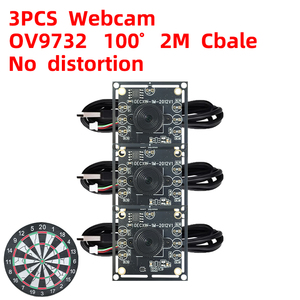 Autodarts 3PCS 100 Degree <strong>Camera</strong> Module 1MP OV9732 1280x720 USB Free Driver Manual Focus, with 2 Meter <strong>Cable</strong> for WinXP/7/8/10 - Product Image 2