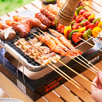 Barbecue instantané jetable portable sans fumée à allumage rapide pour camping, randonnée et pique-nique en acier personnalisé en usine