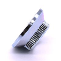 Entretoises de fixation usinées CNC de précision, disques de montage, composants usinés en aluminium et acier inoxydable pour assemblages mécaniques