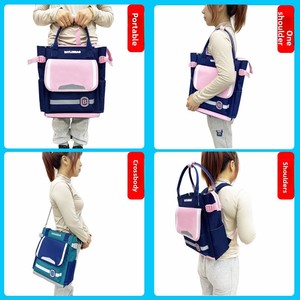 Borsa Unisex in Nylon Oxford per Studenti, per Lezioni Extra Scolastiche, Libri, Studio, Compiti e Attività Artistiche - Product Image 3