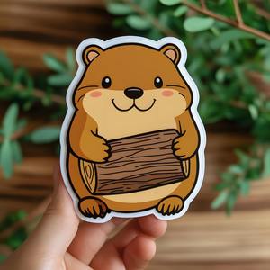 Pegatinas de Animales de Dibujos Animados en 3D Personalizadas para Niños, Lindas Pegatinas Autoadhesivas de Vinilo Resistentes al Agua - Product Image 5