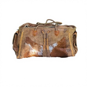 Bolso de Lona Impermeable de Moda, Último Estilo, Hecho a Mano, con Dos Cremalleras, 2-2.9L, Correa Única, Duradero, con Borlas, Vintage, para Mujer - Product Image 2