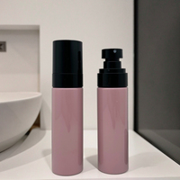 Flacon pulvérisateur PET rose foncé 60 ml 100 ml avec pompe de pulvérisation à 360 degrés pour sérum pour le visage, tonique, liquide cosmétique, rechargeable, nouveau design