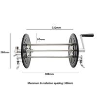 Machine de levage hydraulique pour filets de pêche avec câble en acier pour hameçons de pêche, capacité de levage de 0,5 à 10 tonnes, pour huîtres et algues
