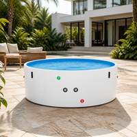 Großhandel Tragbare Quadratische und Runde Aufblasbare Pools zum Fabrikpreis, Robuste Drop-Stitch-Schwimmbecken für den Außenbereich, Piscina Fuori Terra