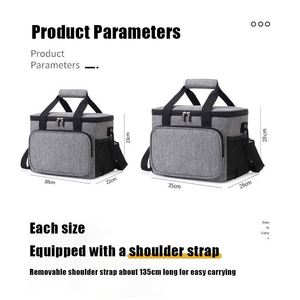 Bolsa Térmica para Almuerzo con Logotipo Personalizado, Bolsa Térmica Impermeable de Oxford para Picnic, Bolsa Térmica Portátil para Entrega de Alimentos con Logotipo - Product Image 3