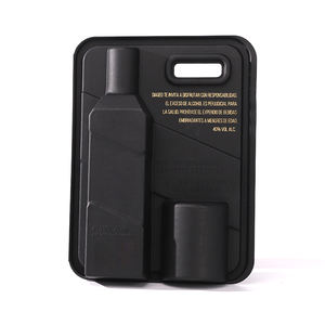 Bandeja de pulpa de caña de azúcar virgen ecológica hecha a medida, pulpa mecánica biodegradable, inserto de embalaje de vino sostenible - Product Image 5