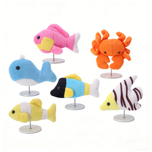 Mini Peluche Animale Marine Mignonne Créature Océanique Peluches Rembourrées <span class=keywords><strong>Crabe</strong></span> Étoile <span class=keywords><strong>de</strong></span> Mer Poisson Tropical Aquarium Polyester ODM - Product Image 1