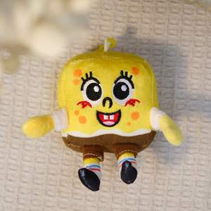 Vendita Diretta <span class=keywords><strong>di</strong></span> Fabbrica, Peluche Personalizzato, Simpatico Pupazzo <span class=keywords><strong>di</strong></span> <span class=keywords><strong>Spongebob</strong></span> Squarepants, Giocattolo in Peluche <span class=keywords><strong>da</strong></span> 10 cm per Bambini - Product Image 3
