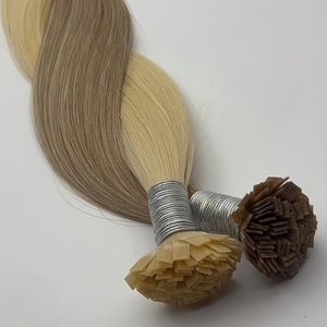 Extensions de cheveux naturels européens Starose, double épaisseur, pointe plate, cuticules intactes, extensions à la kératine - Product Image 1