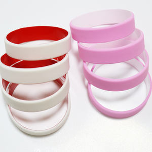 Kfei אישית סיליקון רגיל היד רצועות כפול שכבה כפול עניבה ריק צבע עניבה ילדים ילדים סיליקון גומי - Product Image 6