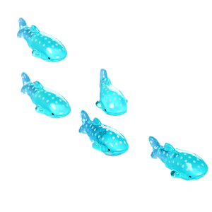 Transparante blauwe haai L-formaat hars ornamenten oceaan walvissen vis <span class=keywords><strong>aquarium</strong></span> landschap decoraties diermodel voor huisdecoratie - Product Image 6