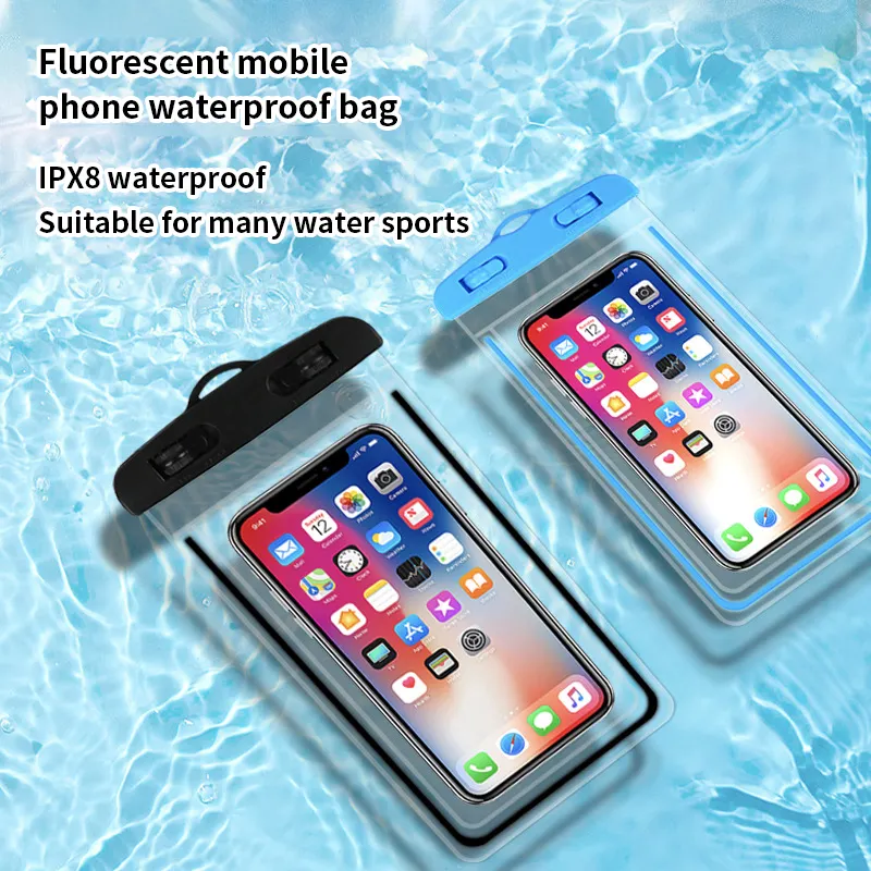 Wholesale Waterproof Phone Case Universal Mobile Cover Case For iphone 15 13 Xiaomi Huawei Phone Bag Underwater Case Phone Pouch