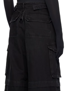 Menbwhite <span class=keywords><strong>pantaloni</strong></span> Cargo oversize per adolescenti giovani uomini angosciati <span class=keywords><strong>bianchi</strong></span> ricamati intrecciati India a buon mercato per gli utenti di cinture da carpentiere - Product Image 5