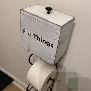 Porta tampones <span class=keywords><strong>de</strong></span> madera blanca rústica para baño, organizador <span class=keywords><strong>de</strong></span> productos femeninos, caja <span class=keywords><strong>de</strong></span> almacenamiento para artículos femeninos, contenedor <span class=keywords><strong>de</strong></span> toallas sanitarias con tapa - Product Image 2