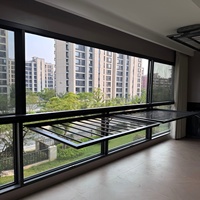 Ventanas Corredizas de PVC Vinílico Ligeras de Tamaño Mini RC4, Ancho Estrecho Personalizado para Patio, Cuarto de Almacenamiento Pequeño, Ventanas Laterales