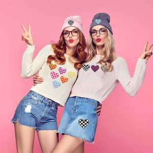 Patchs brodés en gros, patchs en forme de cœur et d'étoile, patchs brodés personnalisés de haute qualité à coller à chaud pour vêtements et chapeaux - Product Image 2