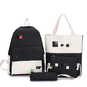 Sac à dos d'étudiant personnalisé avec logo <span class=keywords><strong>brodé</strong></span> personnalisé Sac à dos moderne durable pour enfants d'âge préscolaire, primaire et secondaire - Product Image 3