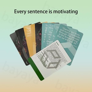 Supporto di supporto per carte da gioco per affermazione di auto-cura ispiratrice con stampa personalizzata per messa a fuoco di salute mentale positiva per carte da gioco - Product Image 3