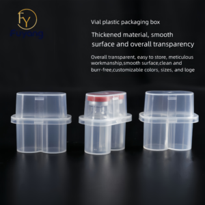 Caja de plástico al por mayor de 3 ml para 2-4 viales asépticos, estante de almacenamiento para botellas de vacunas y péptidos, plástico al por mayor - Product Image 2