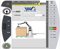Robot Paletizador Inteligente y Colaborativo con PLC Siemens, Motor, Caja de Cambios, Acero Inoxidable, Carga Útil de 20 kg para Paletización de Cajas