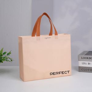 Nouveau sac de courses moderne en film laminé enduit non tissé, avec doubles poignées, pour magasin de vêtements pour enfants, sac écologique - Product Image 5