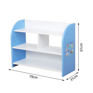 3 Tier Children's <b>Book</b> Shelf ,MDF+ PU Kid <b>Book</b> Shelf ,<b>Book</b> Rack for Kid <b>Room</b>,Toddler Bookshelf for Nursery, Bedroom, Playroom - Product Image 6