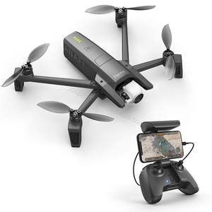 Drone pliable Parrot <span class=keywords><strong>ANAFI</strong></span> 4K HDR, quadricoptère compact, silencieux et autonome avec 180° °   Caméra pivotante verticale gris foncé - Product Image 1