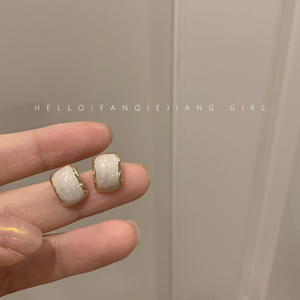 Pendientes de perlas 925 plata esterlina Senior sense pendientes 925 aguja de plata primavera amor pendientes joyería femenina al por mayor - Product Image 6