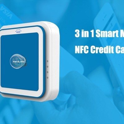 HCCTG 3-in-1 /USB/NFC Card Reader for Android/iOS Bank Payment & Certification MPOS (I9)