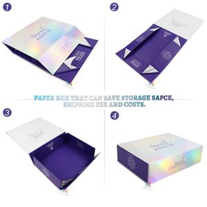 Crown Win Biodegradable Eco-Friendly Matt Lamination Customizable Mystery Paper <b>Box</b> for <b>Wedding</b> Favour and Cosmetic Packaging - Product Image 6