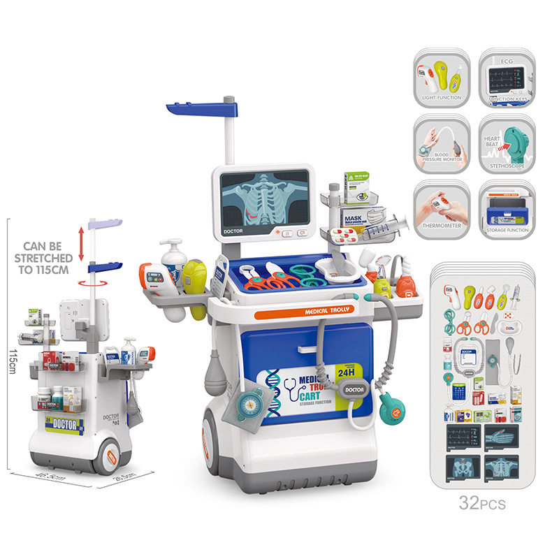 Medical desk X-ray screen set (32-piece set)