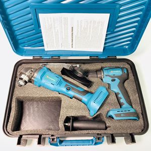 Set of 2pcs Power Tools 20V Lithium Battery Brushless <b>Angle</b> C01 Cordless Drill <b>Screwdriver</b> Combination Tool Set - Product Image 4
